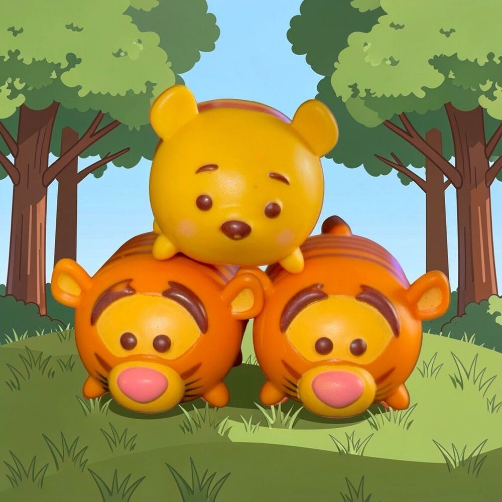 Disney Tsum Tsum Winnie the Pooh Piglet & Pooh Figures A71